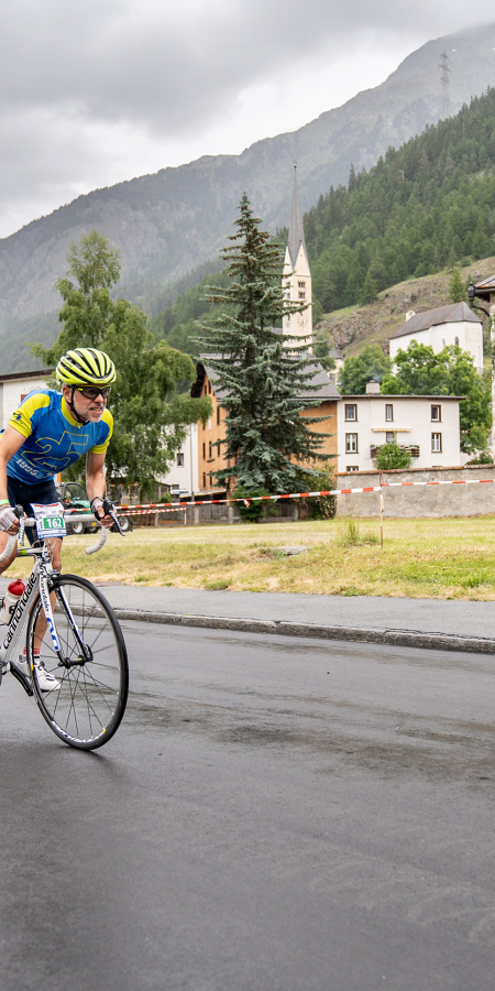 At the prologue in Zernez.