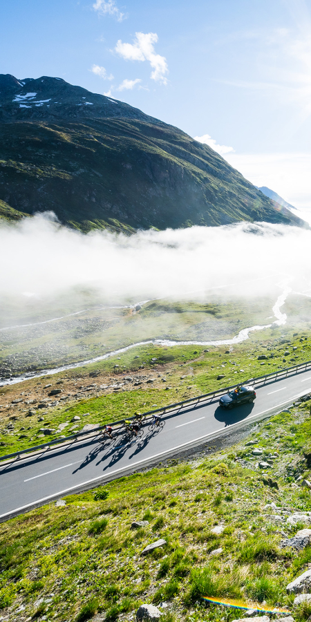 On the Flüela Pass.