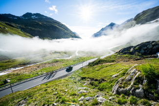 Auf dem Flüelapass. Bild: Dominik Täuber. Auf dem Flüelapass. Bild: Dominik Täuber.