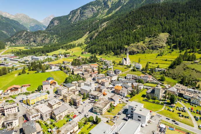 Rennstrecke La Cuorta - Engadin Radmarathon.